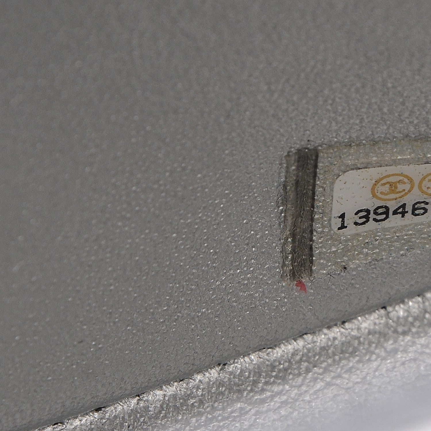 Chanel Metallic Lambskin Quilted Jumbo Single Flap Silver 8 of 9