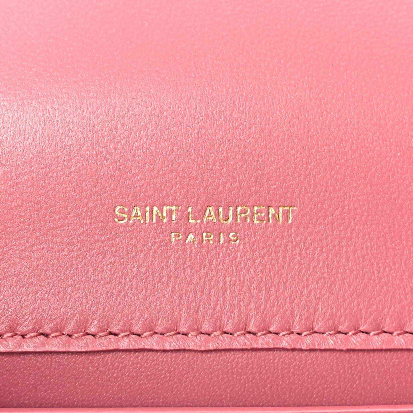 Satin Small Classic Monogram Kate Tassel Satchel Coral Rose