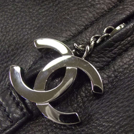 Chanel Deerskin Stitched Bowler Black 12 of 12