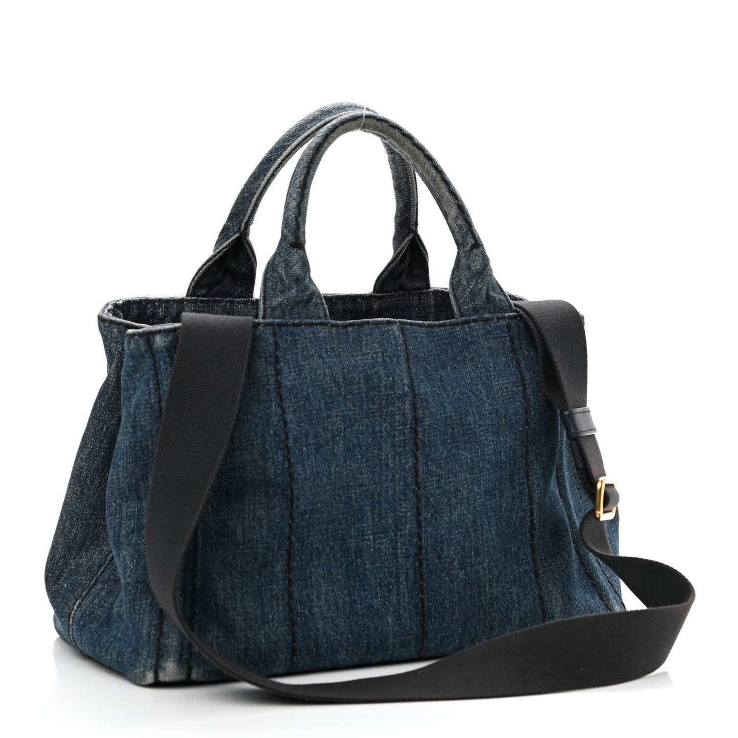 Denim Small Logo Tote Avio