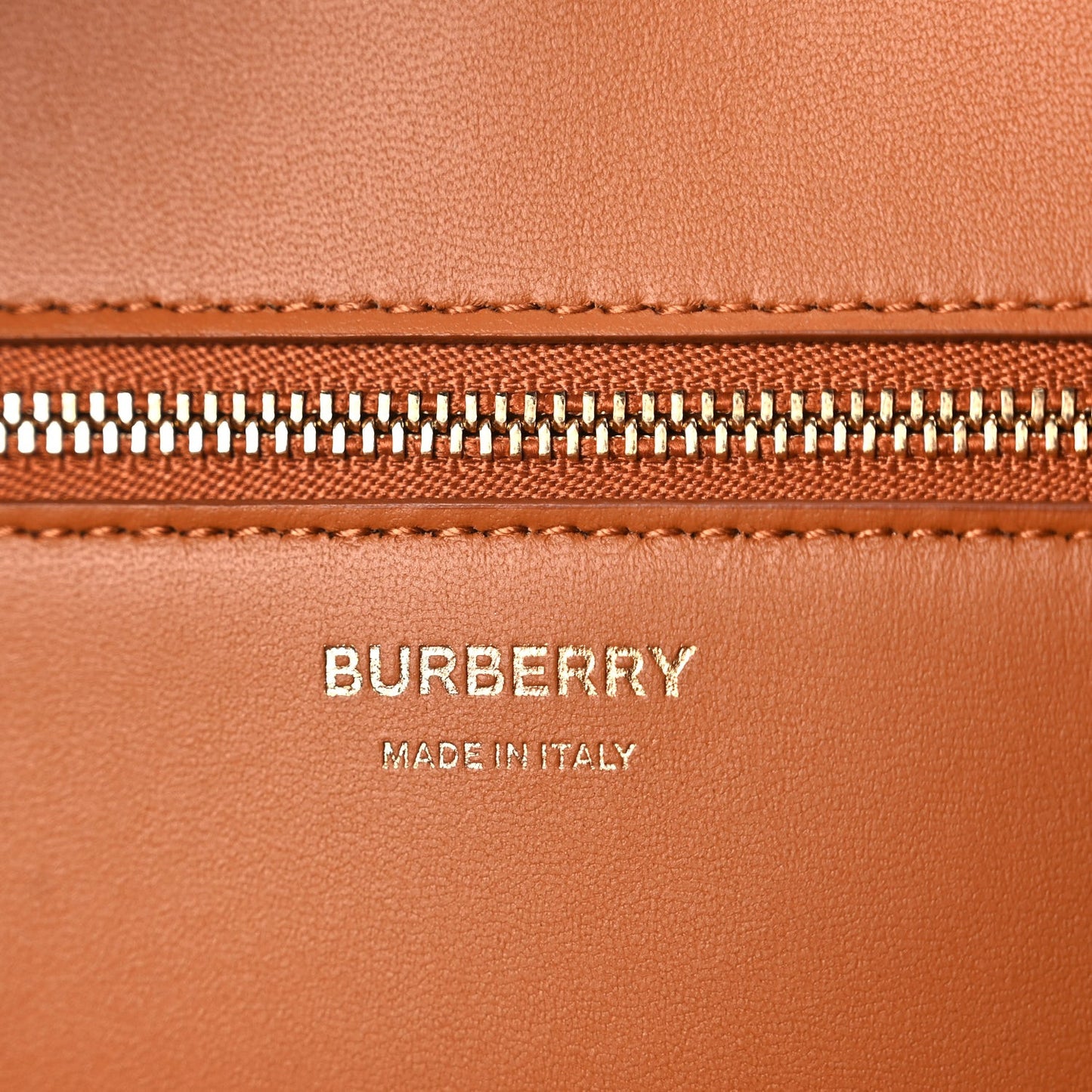 Grained Calfskin Medium Frances Tote Warm Russet