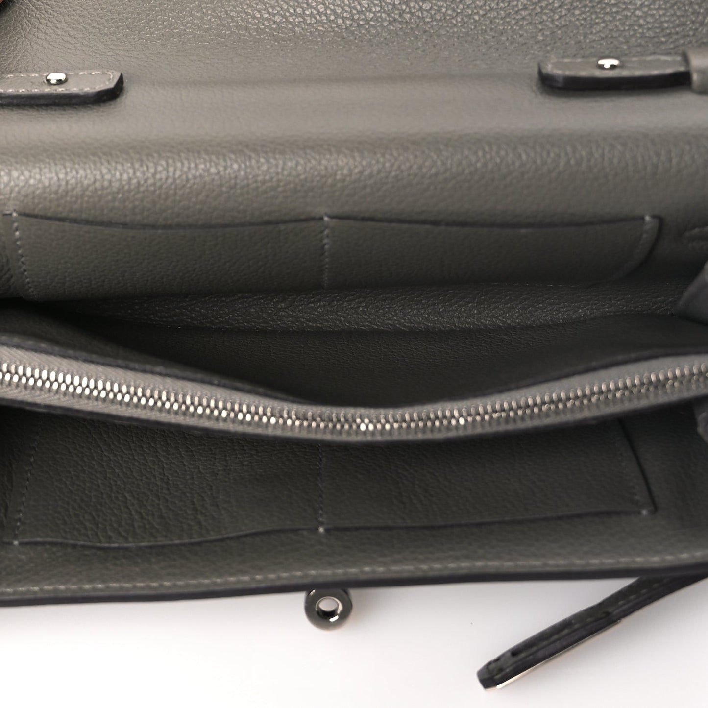 Evercolor Kelly Wallet To Go Gris Meyer