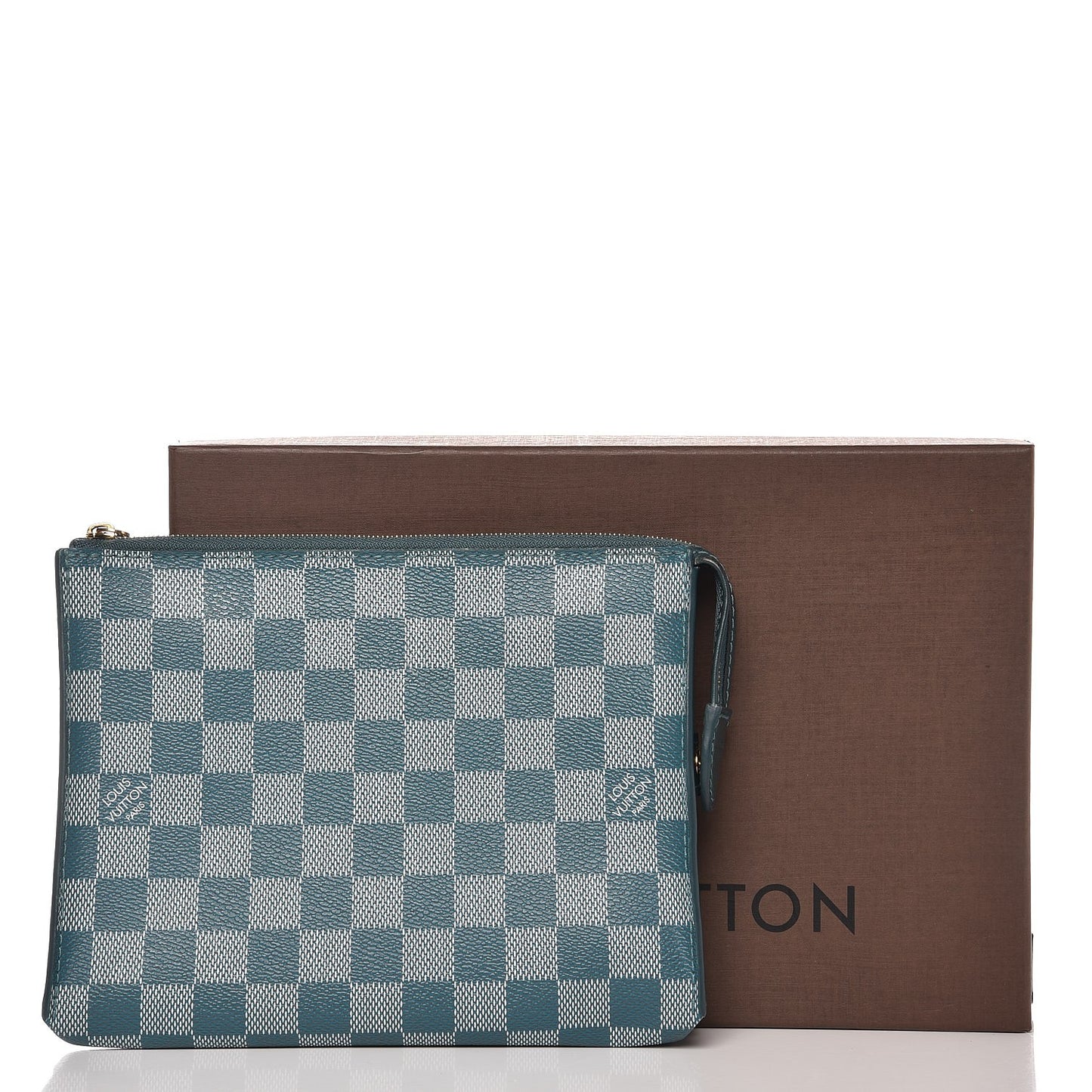 Damier Couleurs Element Clutch Cyan