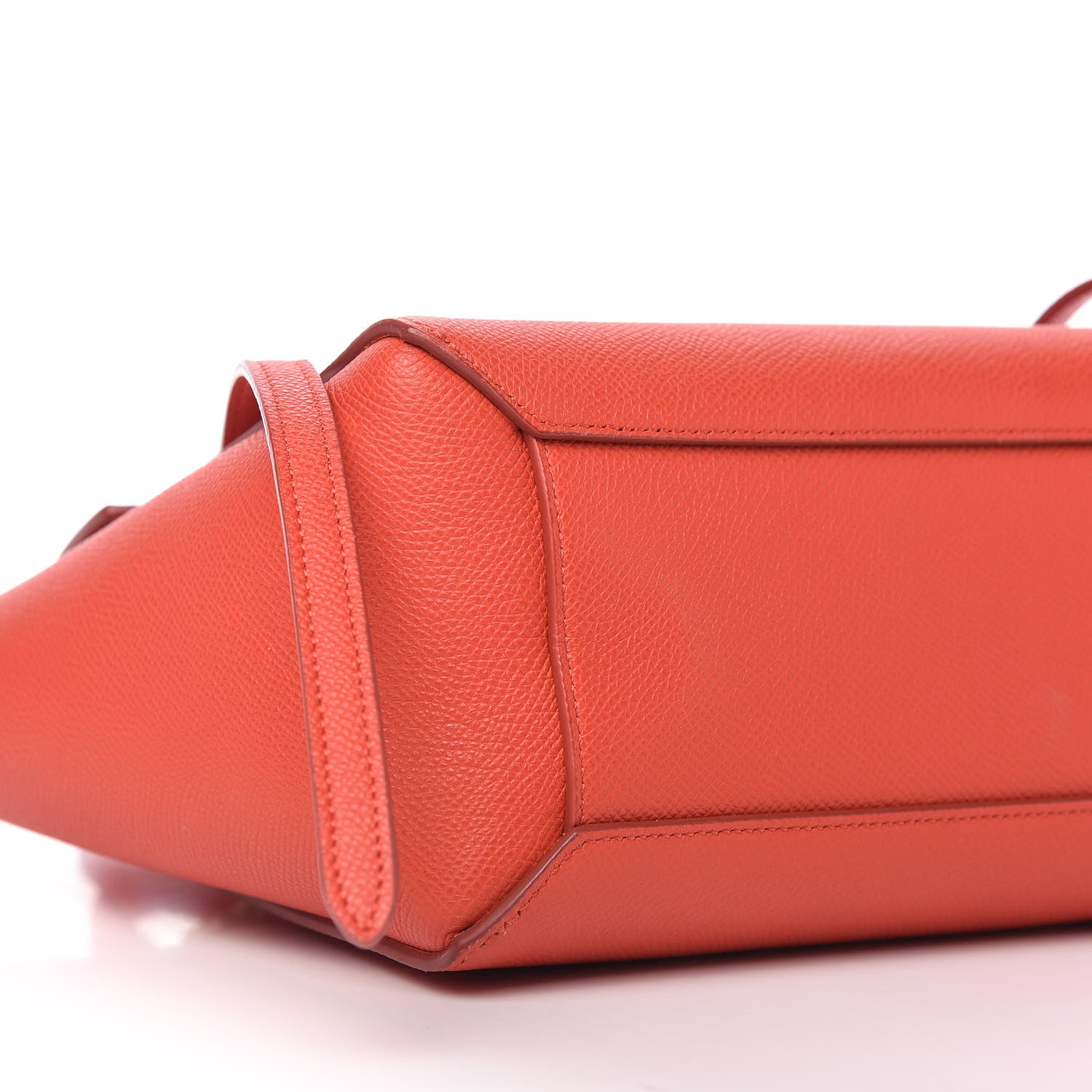 Celine Grained Calfskin Nano Belt Bag Carnelian 6 of 9