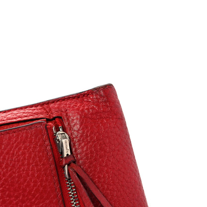 Hermes Togo Dogon Wallet Rouge Casaque 10 of 11