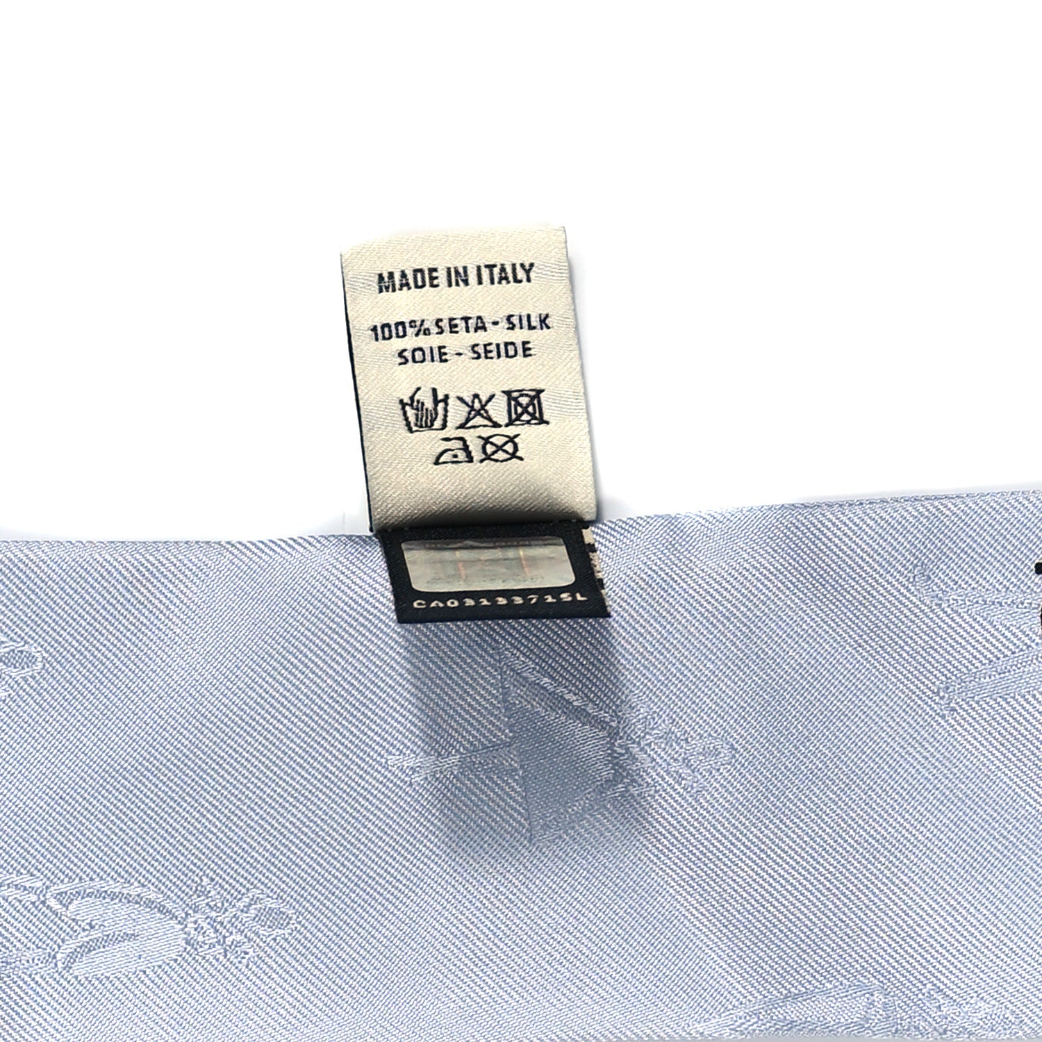 Fendi Silk Bamboline Wrappy Scarf Artico 4 of 4