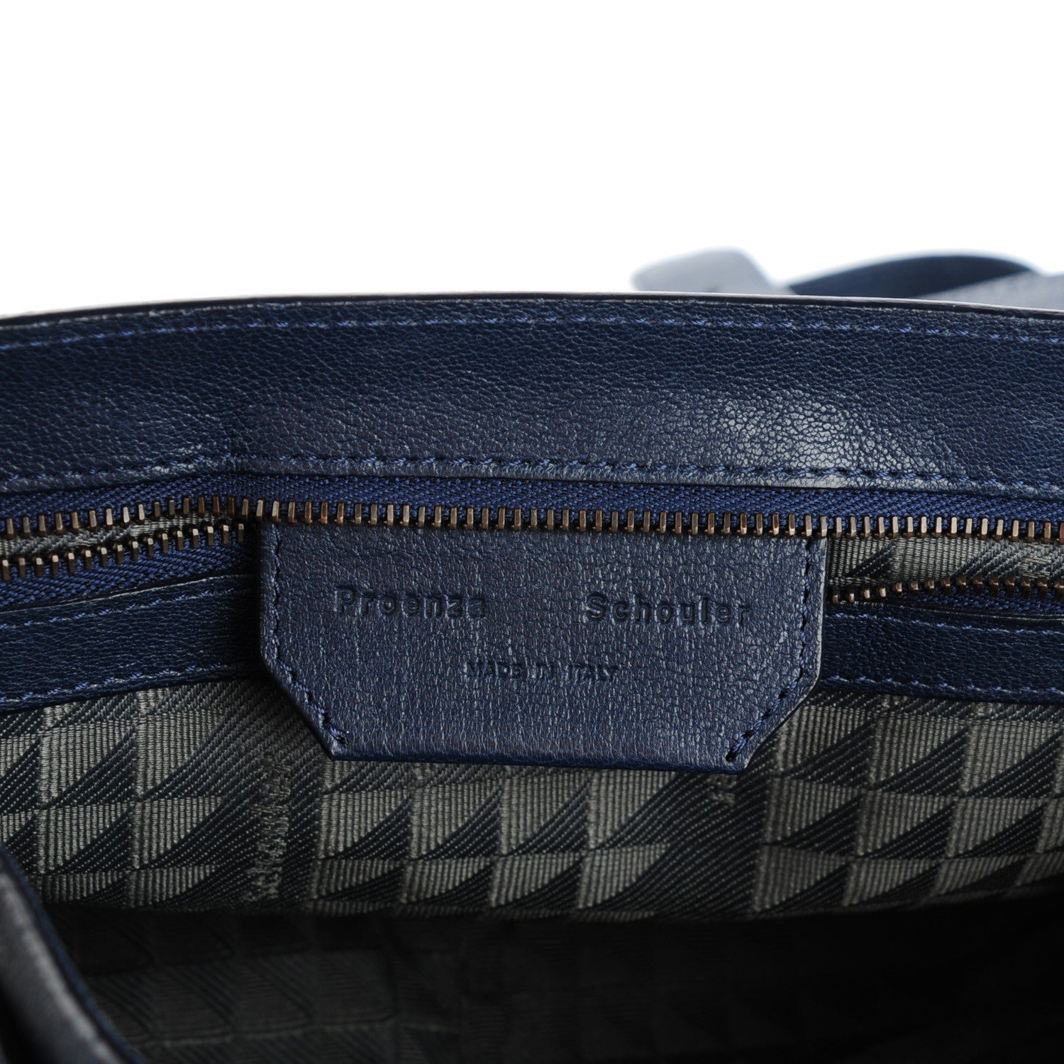 Proenza Schouler Lambskin Tiny PS1 Satchel Midnight 8 of 9