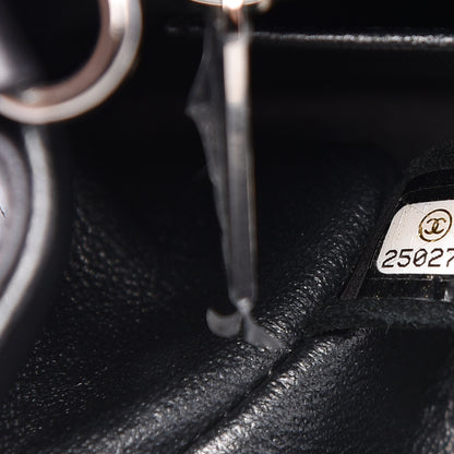 Chanel Iridescent Calfskin Quilted Mini Rectangular Flap Charcoal 7 of 11