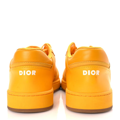 Christian Dior Smooth Calfskin Oblique Galaxy Mens B27 Low Top Sneakers 45 Yellow 6 of 10