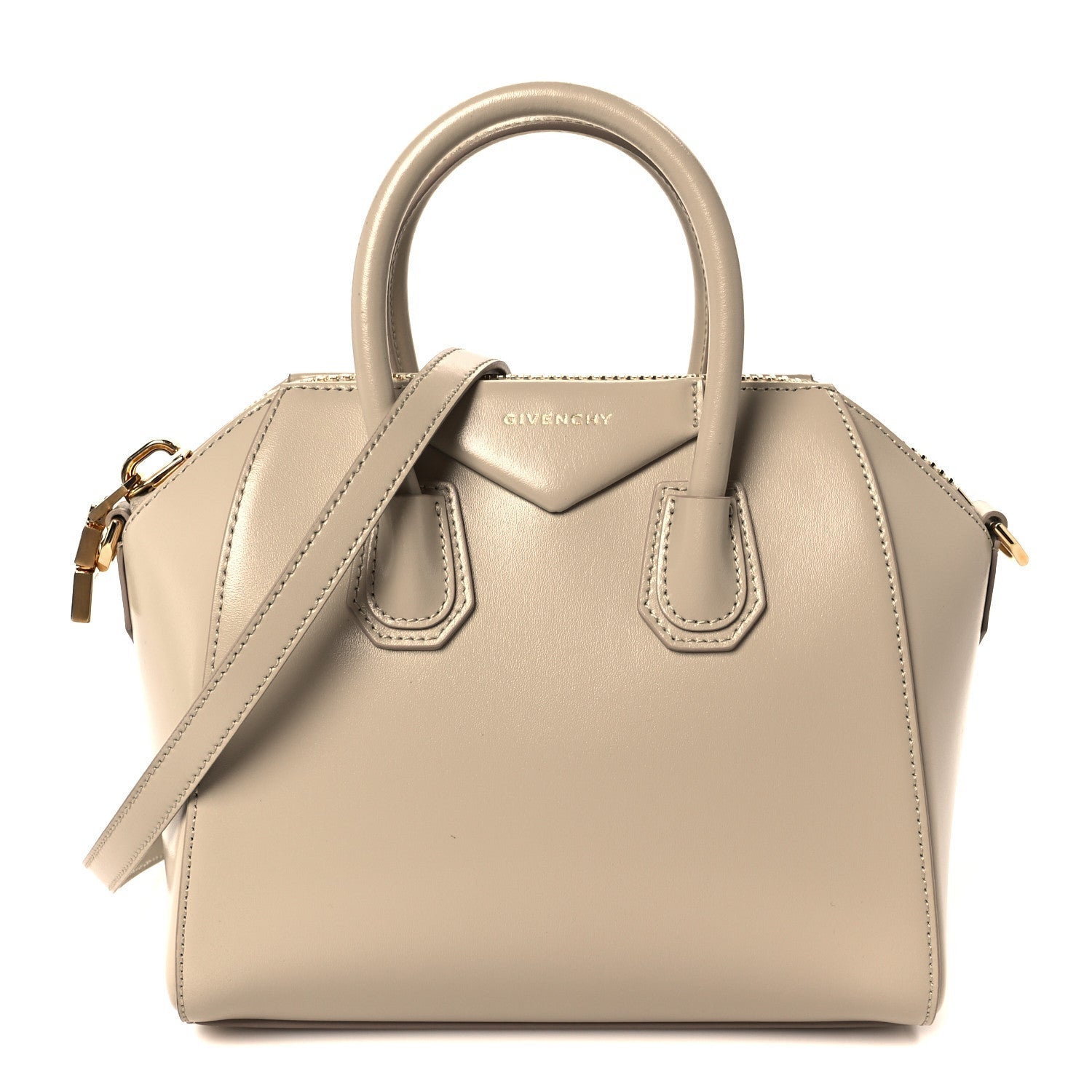 Givenchy Smooth Calfskin Mini Antigona Beige Buff 1 of 1