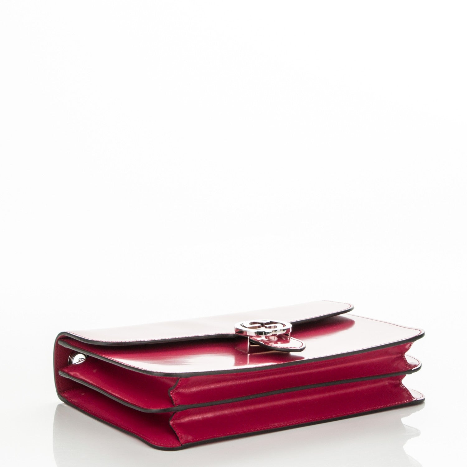 Gucci Shade Lux Calfskin Interlocking G Shoulder Bag Petunia 4 of 6