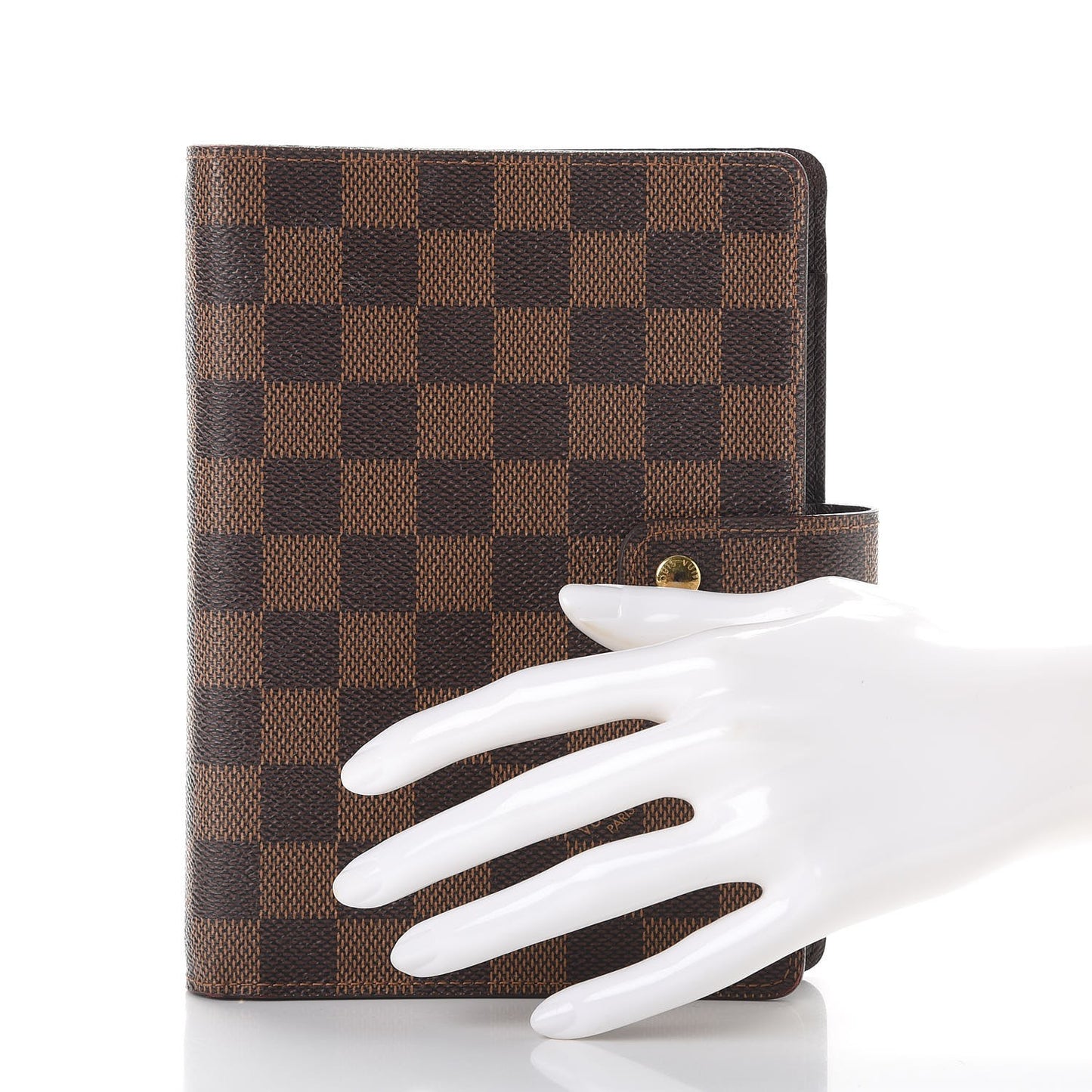 Damier Ebene Medium Ring Agenda Cover