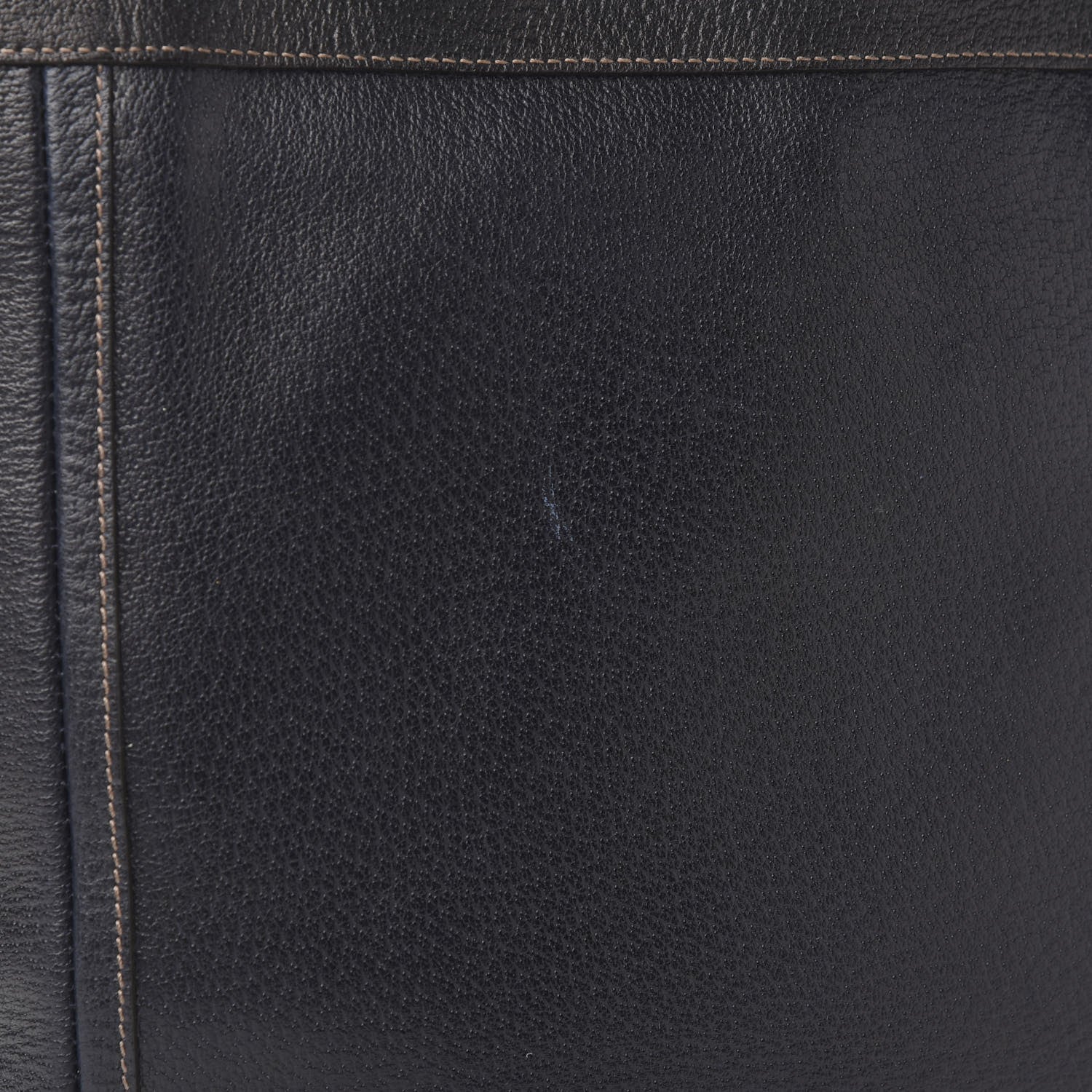 Gucci Calfskin Monogram Small Gold D Ring Tote Black 10 of 11