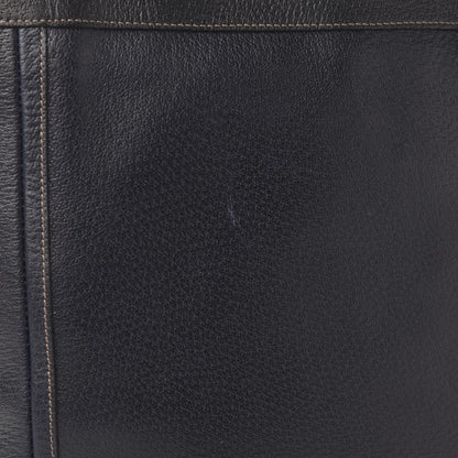 Gucci Calfskin Monogram Small Gold D Ring Tote Black 10 of 11