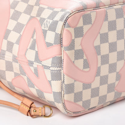 Louis Vuitton Damier Azur Tahitienne Neverfull MM 18 of 23