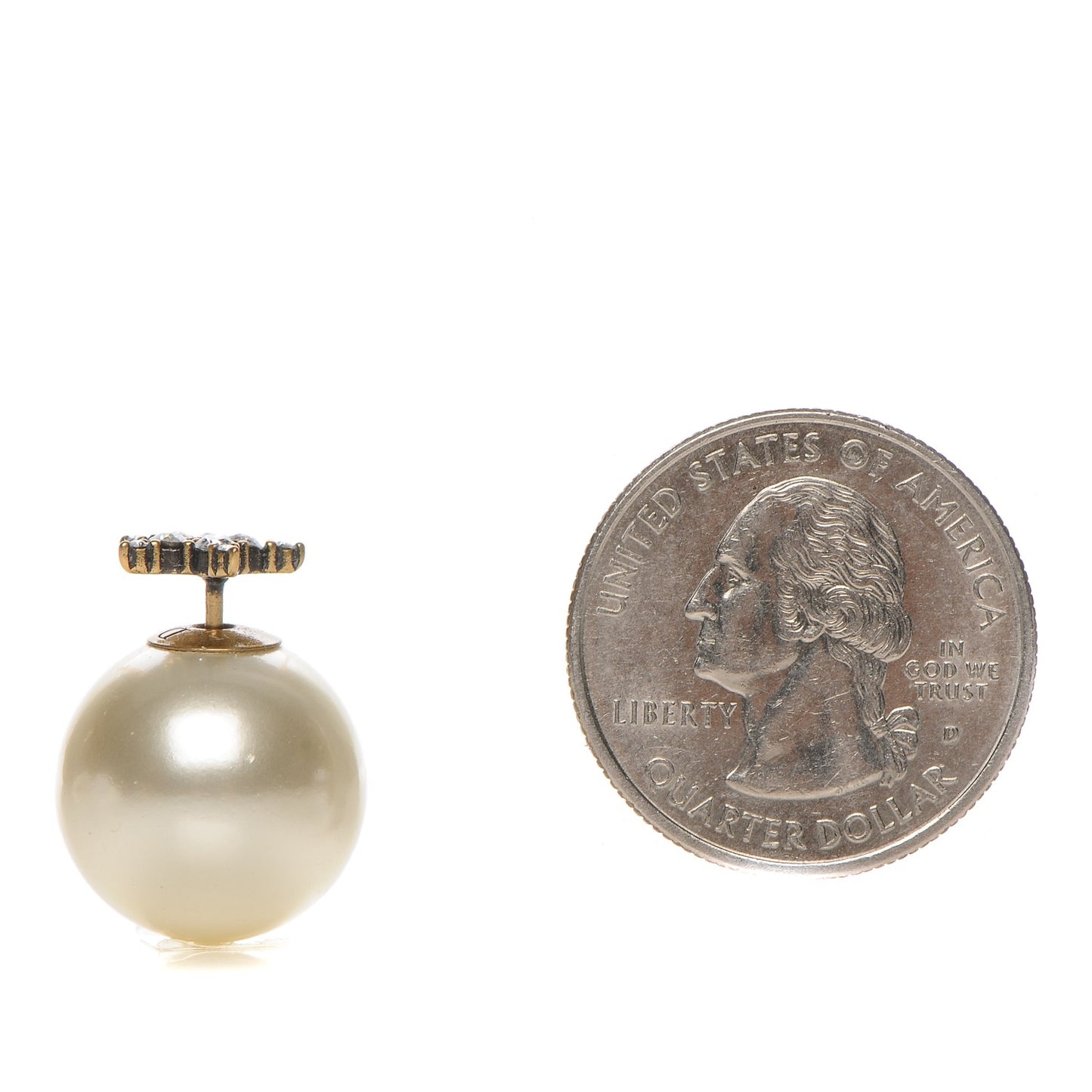 Pearl Crystal Star Mise En Dior Tribal Earrings