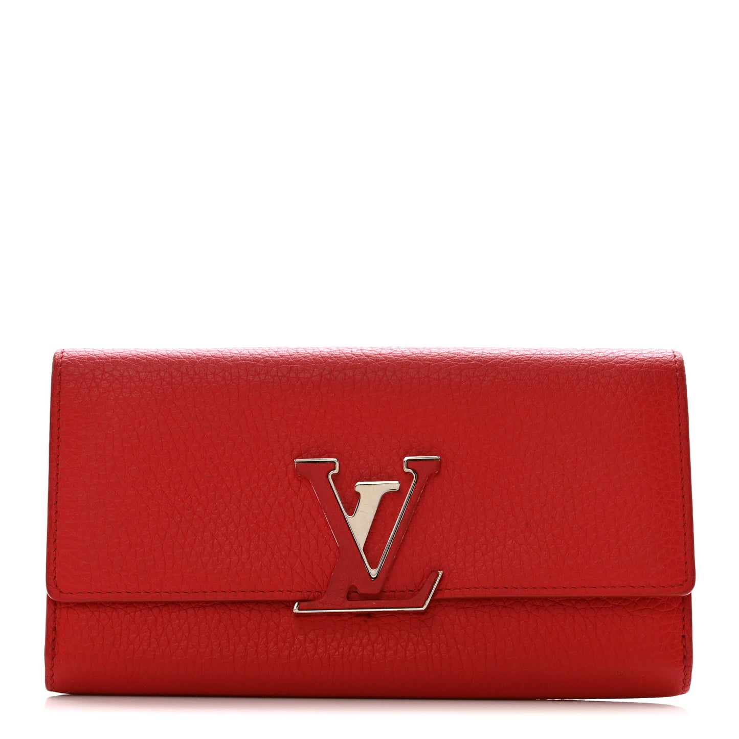 Taurillon Capucines Wallet Rubis