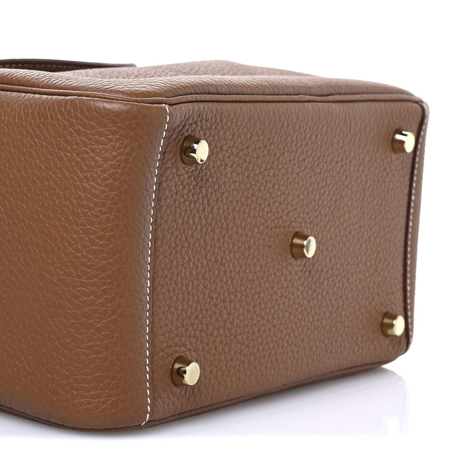 Hermes Taurillon Clemence Lindy 26 Gold 9 of 11