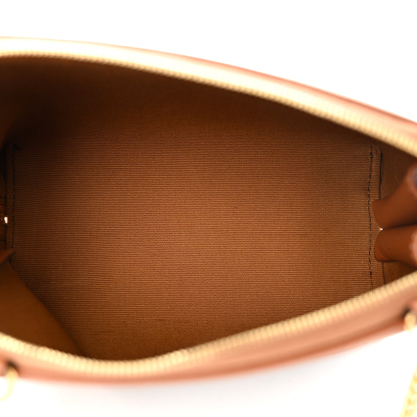 Triomphe Canvas Lambskin Clutch On Chain Tan