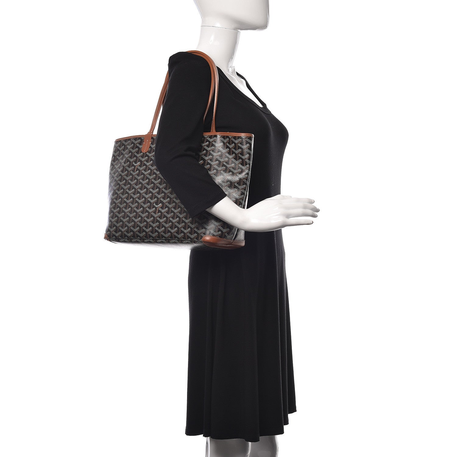 Goyard Goyardine Artois PM Black Gold 2 of 10