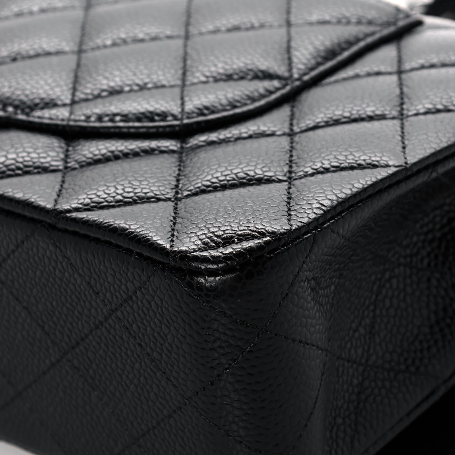 Chanel Caviar Quilted Medium Double Flap Black 12 of 12