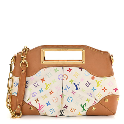 Louis Vuitton Monogram Multicolor Judy MM White 1 of 10