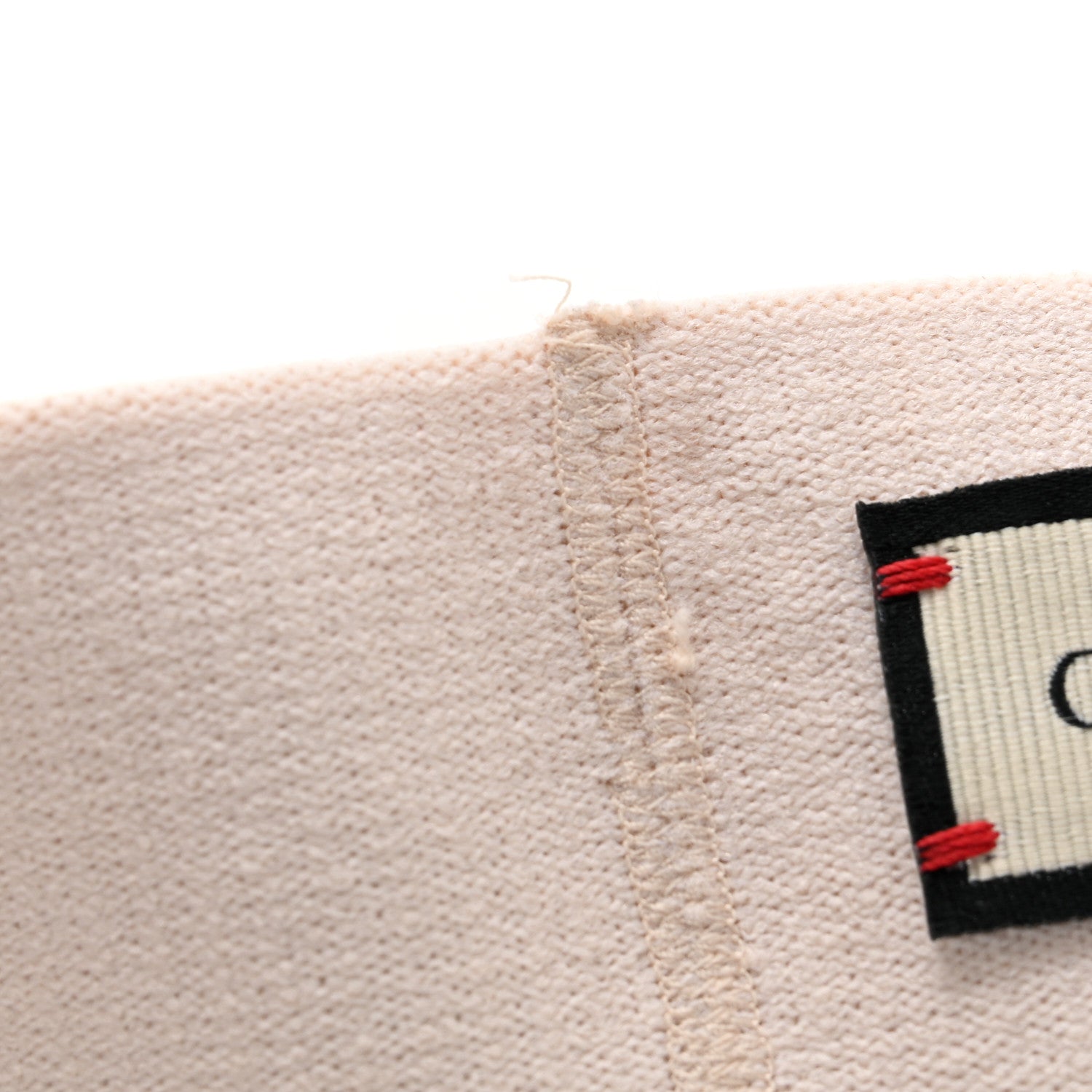 Gucci Cotton Elastic Gucci Logo Headband White 5 of 5