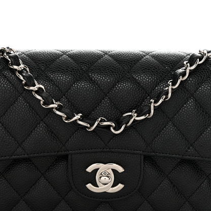 Chanel Caviar Quilted Small Double Flap Black 8 of 10