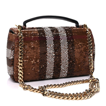Burberry Sequin Small Lola Bag  Dark Birch 2 of 8