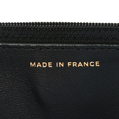 Chanel Goatskin Quilted Quilted Like A Wallet Wallet On Chain WOC Black 7 of 13