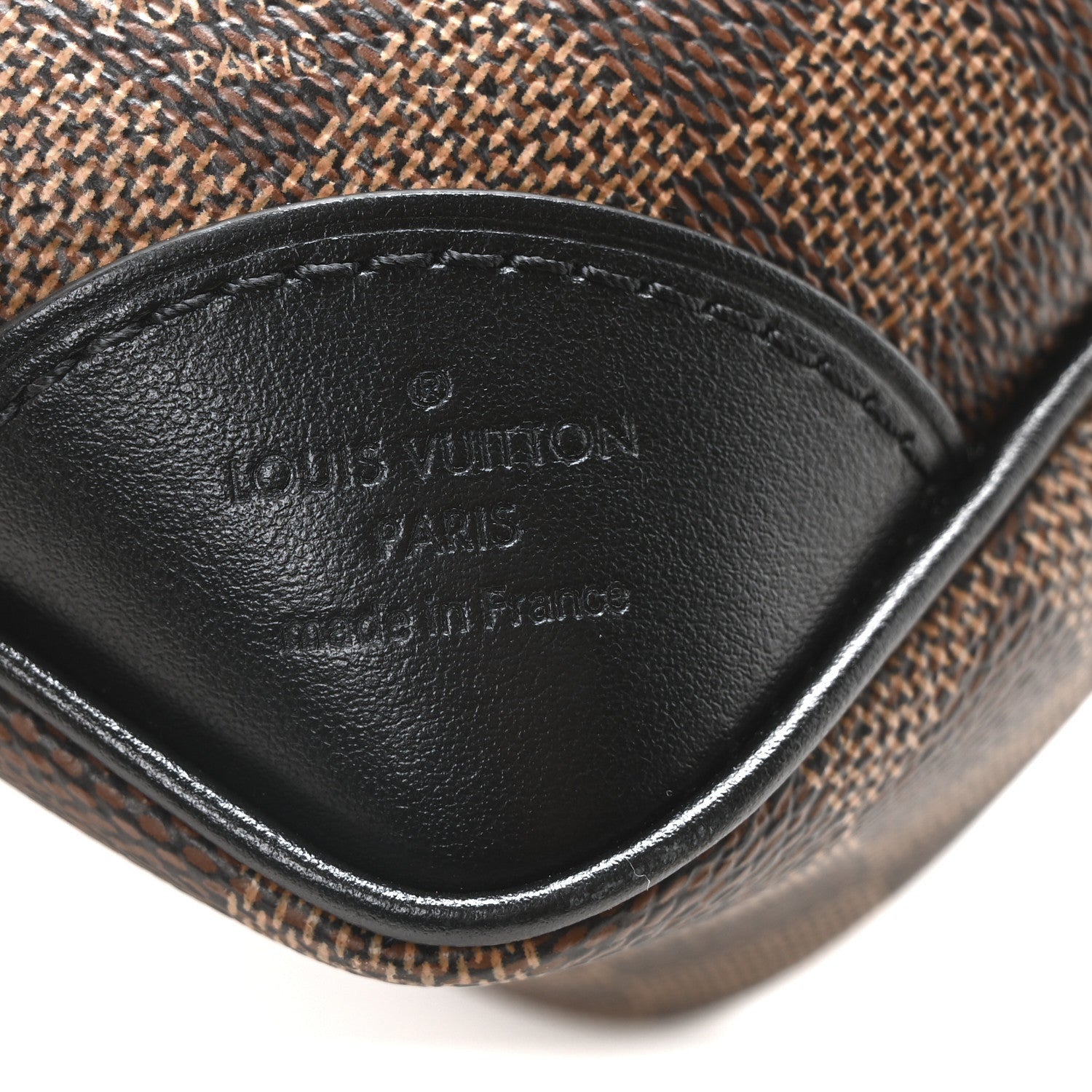 Louis Vuitton Damier Ebene Odeon PM Black 6 of 7