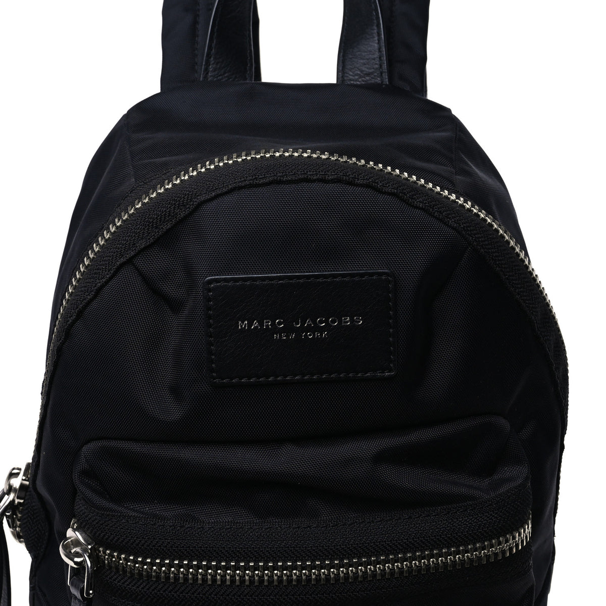 Nylon Biker Backpack Black