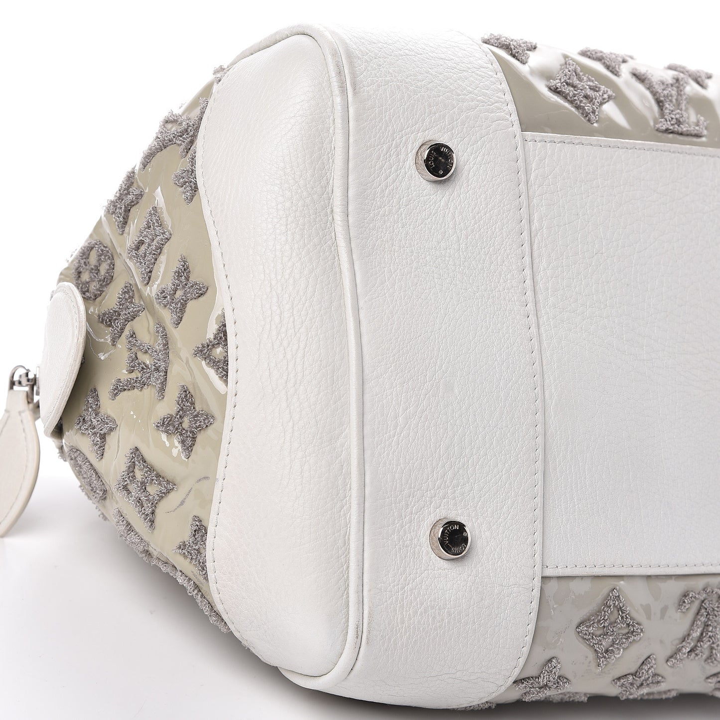 Monogram Bouclettes Speedy Round Perle