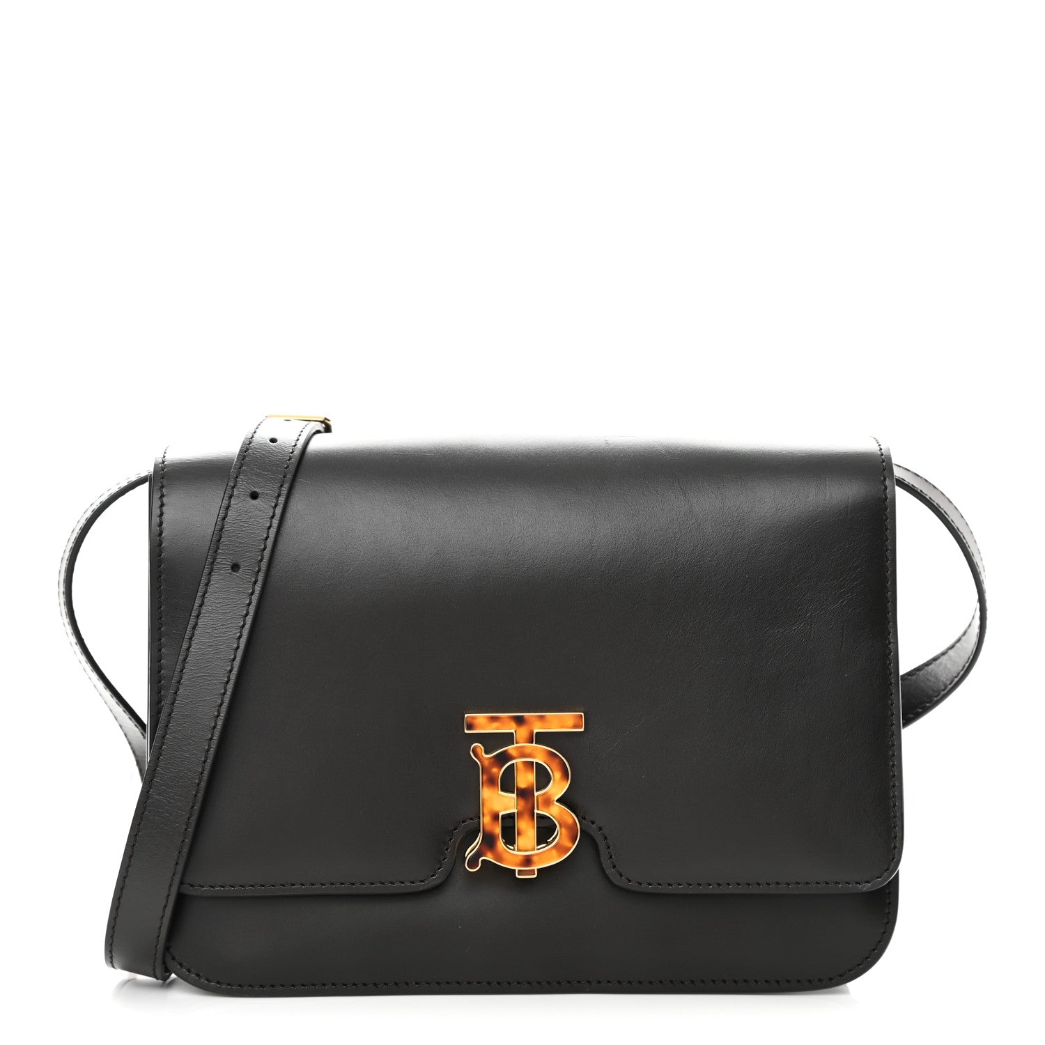 Burberry Calfskin Medium TB Bag Coffee 1 of 17