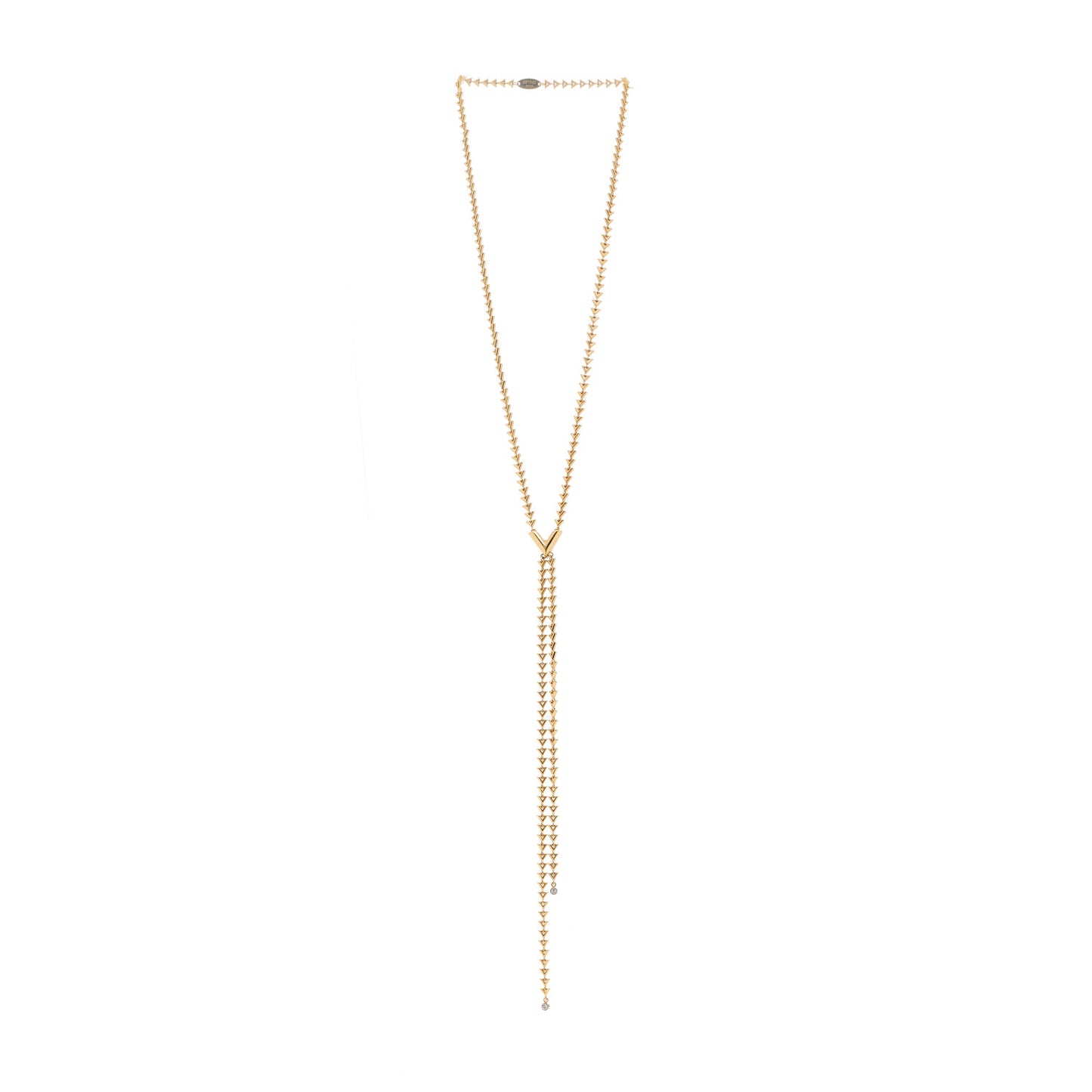 Petit Essential V Chain Necklace Gold