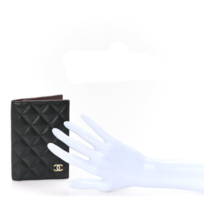 Chanel Caviar Quilted Passport Holder  Black 2 of 8