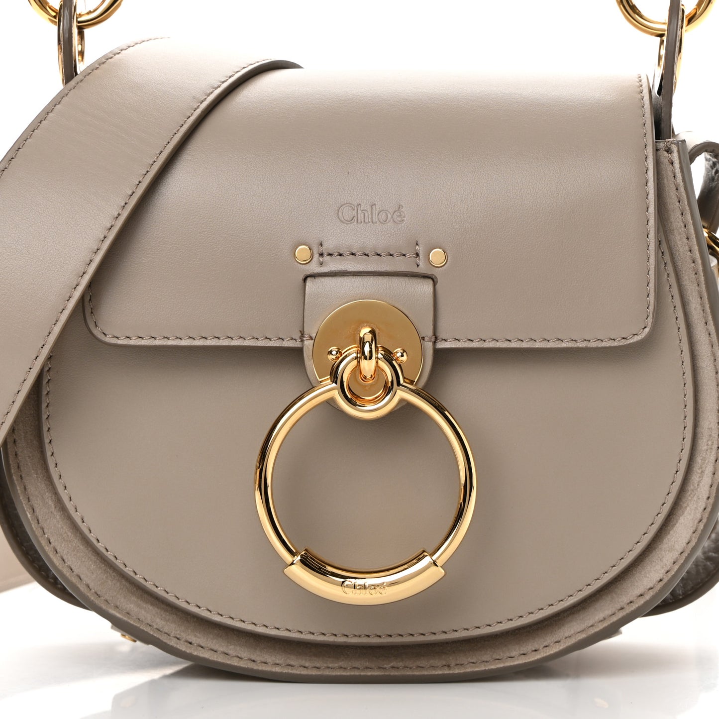 Calfskin Small Tess Bag Motty Grey