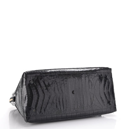 Nancy Gonzalez Crocodile Top Handle Tote Black 4 of 25