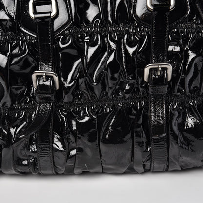Prada Vernice Gaufre Tote Black 12 of 12