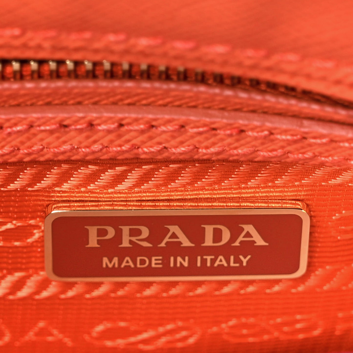 Saffiano Mini Galleria Double Zip Tote Papaya