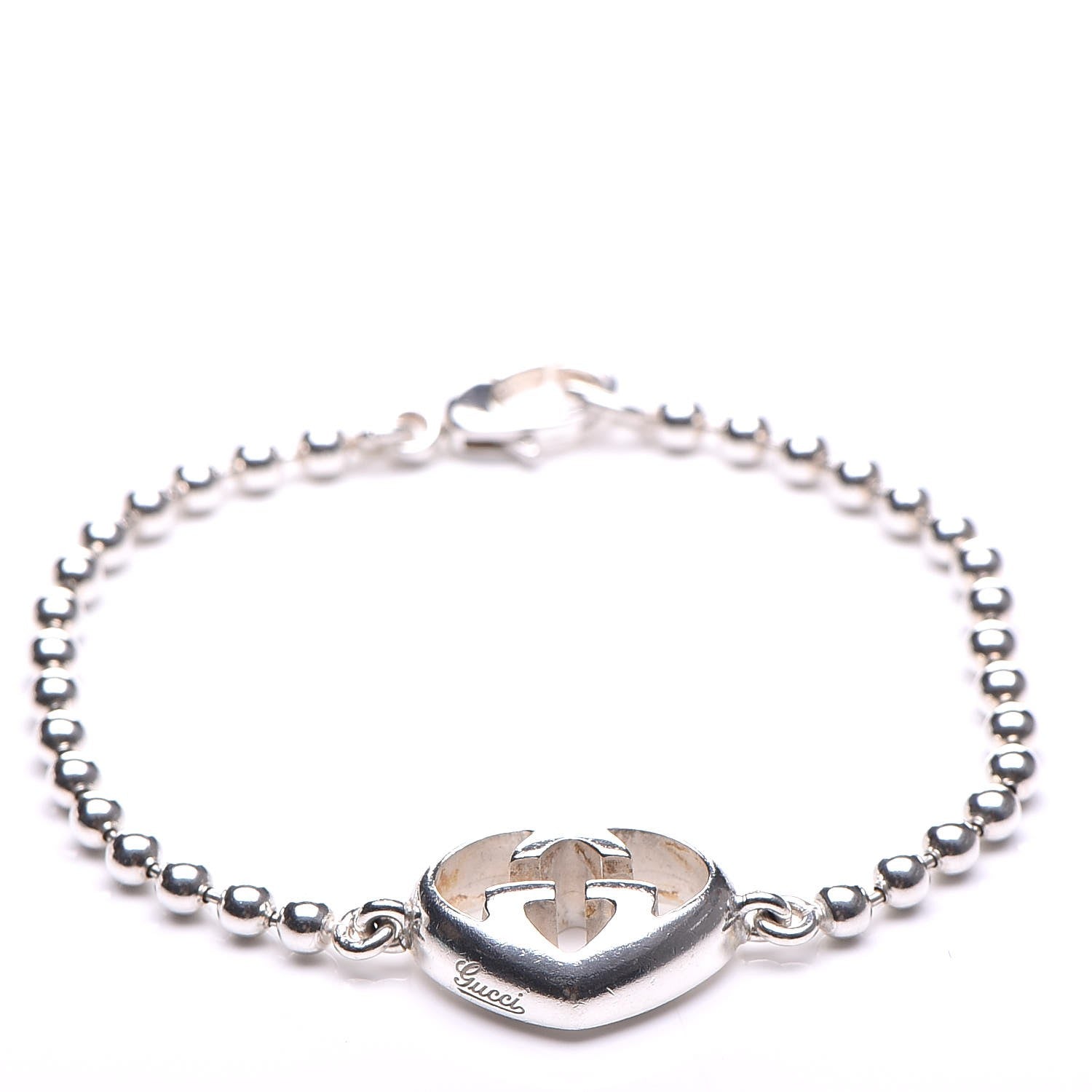 Gucci Sterling Silver Love Britt Bracelet 3 of 7