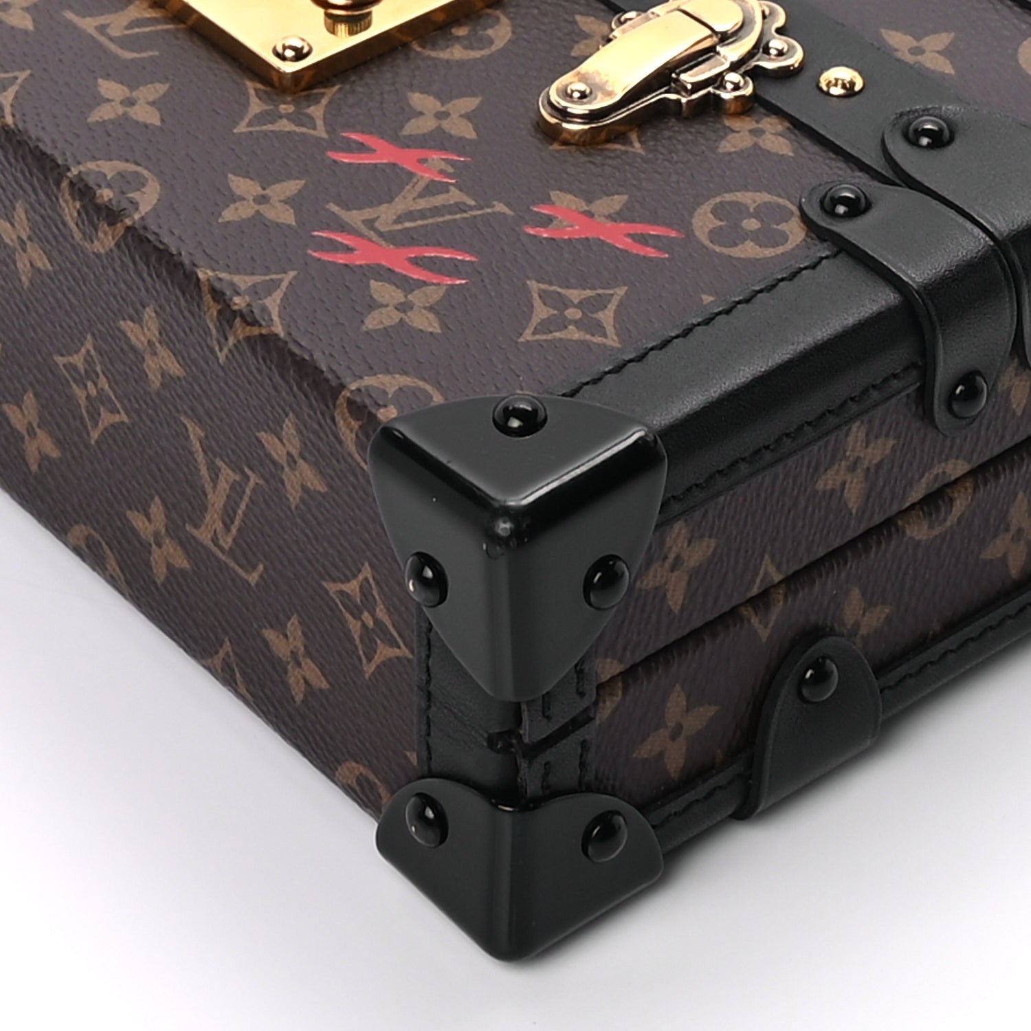 Louis Vuitton Monogram Petite Malle Black 7 of 8