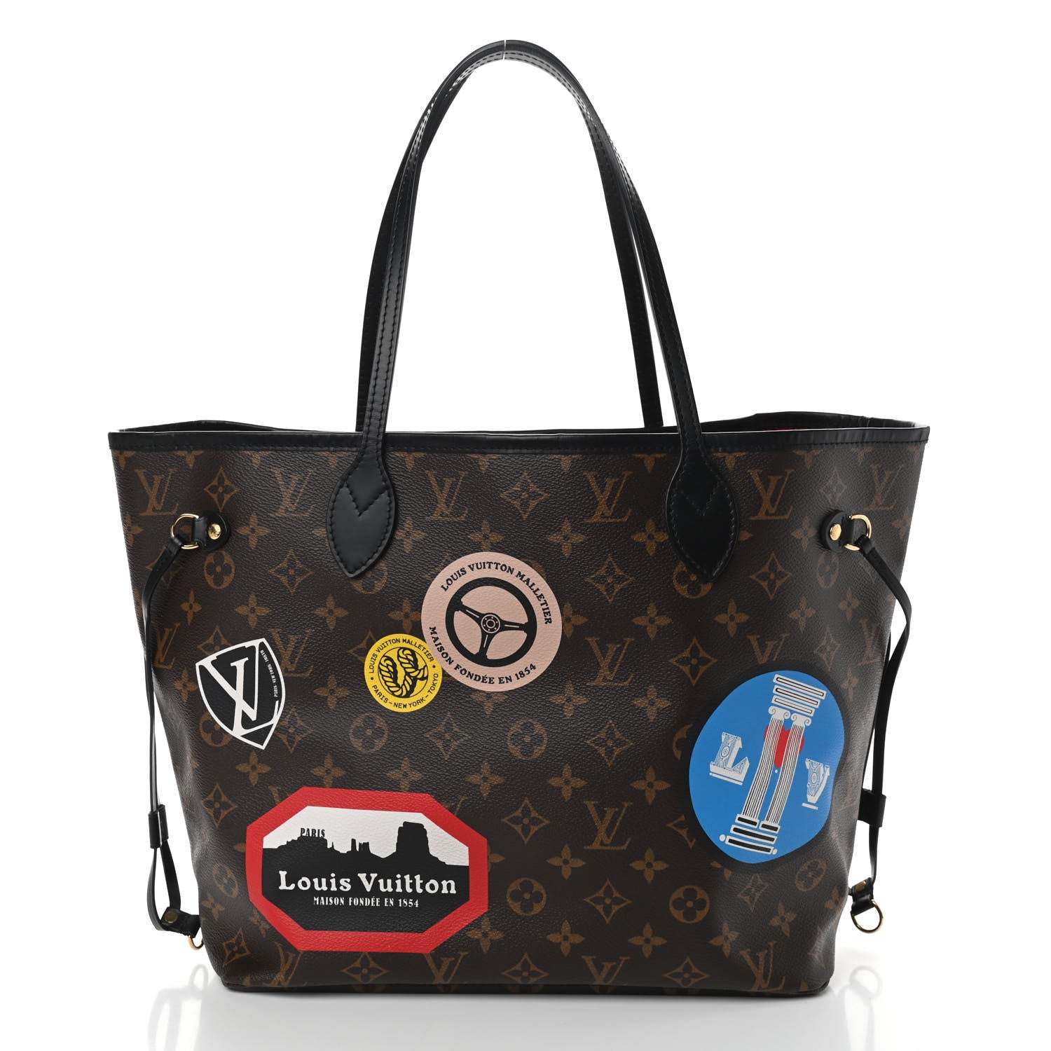 Louis Vuitton Monogram World Tour Neverfull MM 4 of 11
