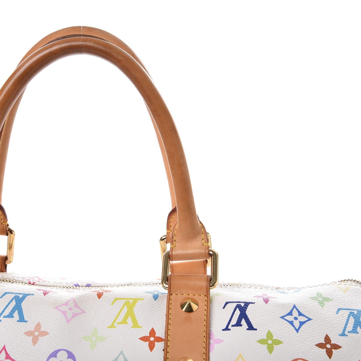 Louis Vuitton Monogram Multicolor Keepall 45 White 19 of 23