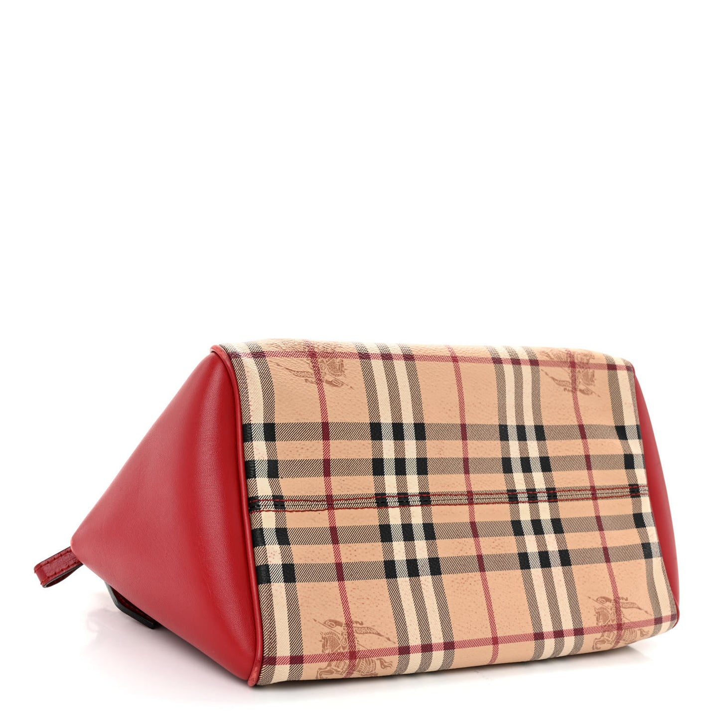 Haymarket Check Small Blaze Satchel Military Red