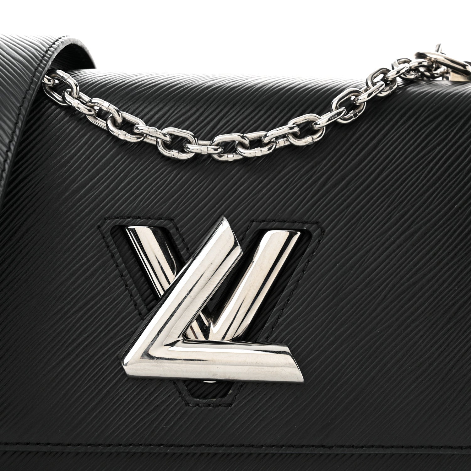 Louis Vuitton Epi Twist Shoulder Bag MM Black 8 of 11