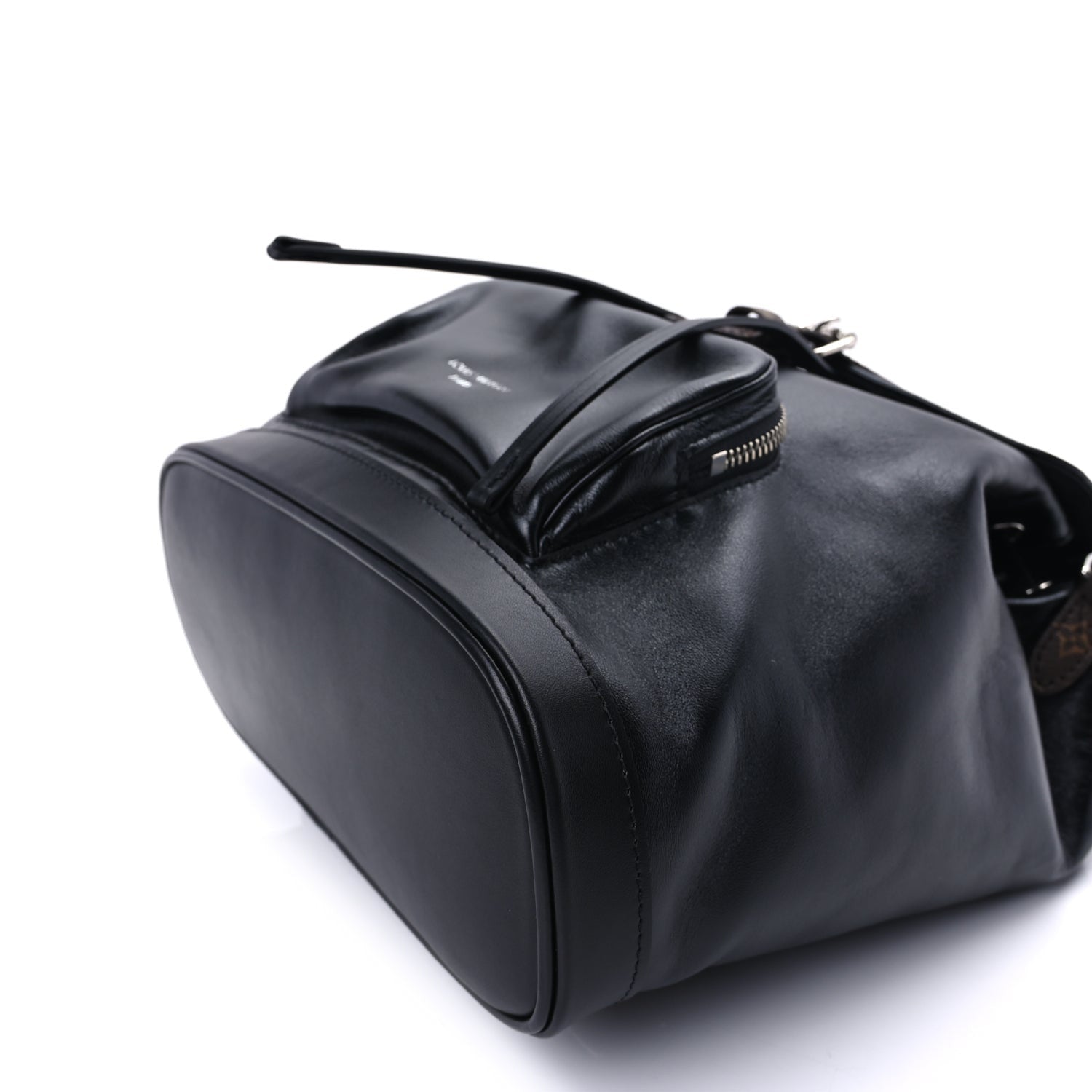 Louis Vuitton Lambskin Monogram Montsouris Vibe PM Black 8 of 8