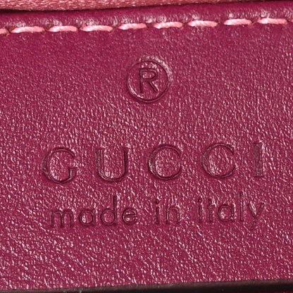Gucci Velvet Matelasse Small GG Marmont Shoulder Bag Fuchsia Violet Cyclamen 6 of 7