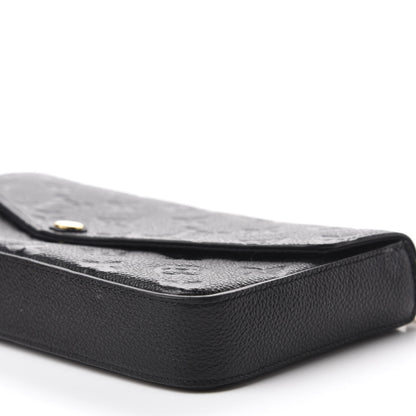 Louis Vuitton Empreinte Pochette Felicie Chain Wallet Black 7 of 13