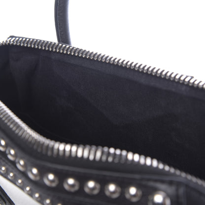 Givenchy Calfskin Small Studded Bi-Color Antigona Black White 8 of 12